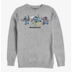 Top 10 😉 Disney Lilo & Stitch Weekend Crew Sweatshirt 😀