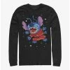 Flash Sale 💯 Disney Lilo & Stitch Pixel Long-Sleeve T-Shirt 🧨