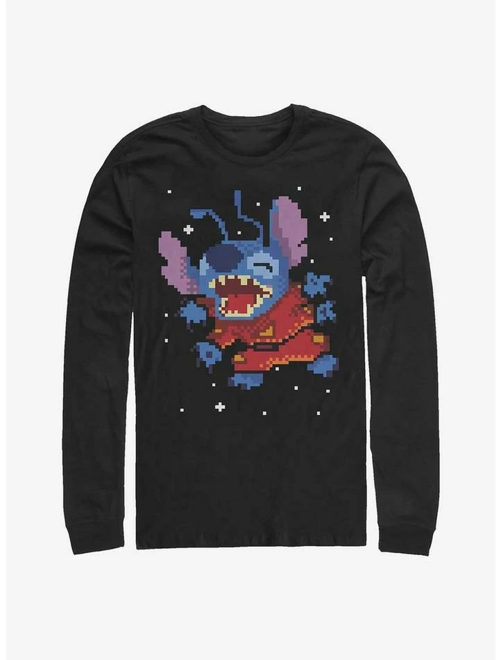 Flash Sale ๐ฏ Disney Lilo & Stitch Pixel Long-Sleeve T-Shirt ๐งจ 1 Flash Sale ๐ฏ Disney Lilo & Stitch Pixel Long-Sleeve T-Shirt ๐งจ