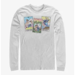 Budget 🔥 Disney Lilo & Stitch Tarot Cards Long-Sleeve T-Shirt 💯