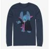 Promo 🔔 Disney Lilo & Stitch Vampire Stitch Long-Sleeve T-Shirt ⌛