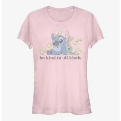 Best Pirce ✔️ Disney Lilo & Stitch Be Kind To All Kinds 🎁 Girls T-Shirt 🤩