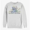 New 🥰 Disney Lilo & Stitch Be Kind To All Kinds Crew Sweatshirt 🧨