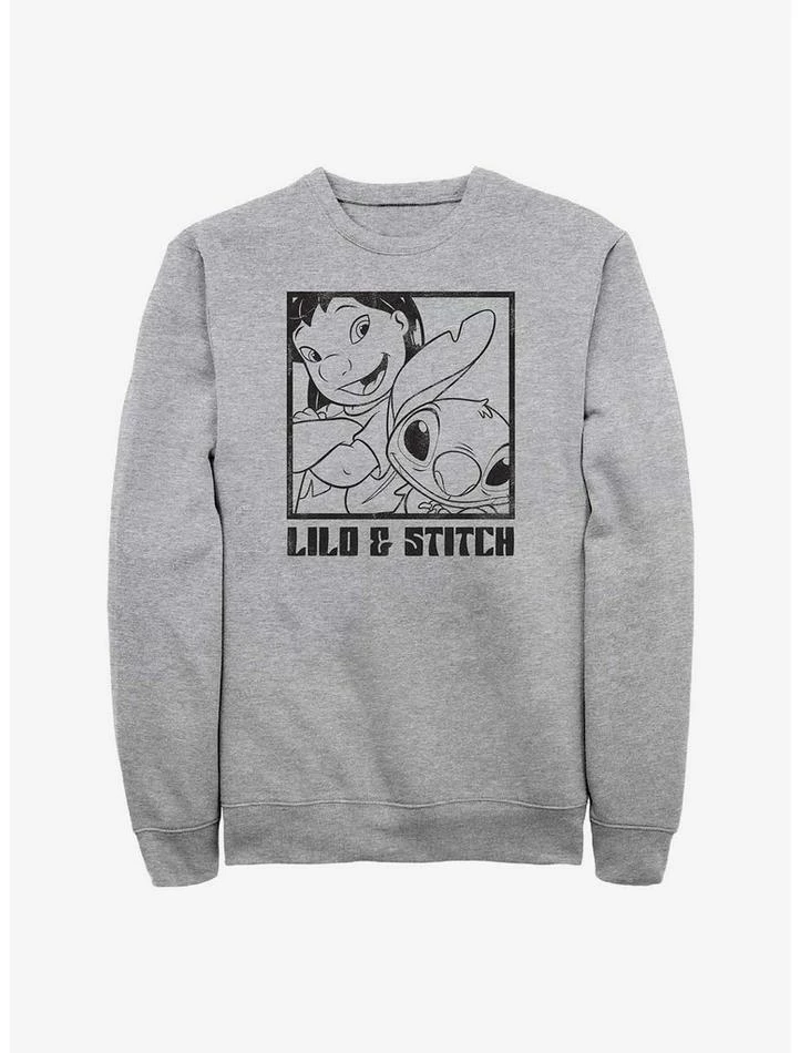 Promo ⭐ Disney Lilo & Stitch Photo Shot Snap Crew Sweatshirt 💯 1 Promo ⭐ Disney Lilo & Stitch Photo Shot Snap Crew Sweatshirt 💯