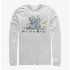 Brand new ⌛ Disney Lilo & Stitch Be Kind To All Kinds Long-Sleeve T-Shirt ✔️