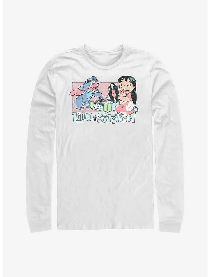 Best deal π₯ Disney Lilo & Stitch Duo Records Long-Sleeve T-Shirt β€οΈ 1 Best deal π₯ Disney Lilo & Stitch Duo Records Long-Sleeve T-Shirt β€οΈ