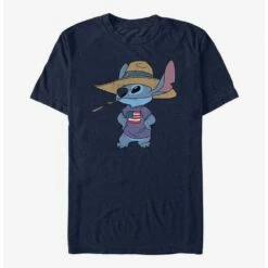 Best Pirce 🎉 Disney Lilo & Stitch Howdy Stitch T-Shirt ✔️ -Dressup Outfits Shop 17282076 hi