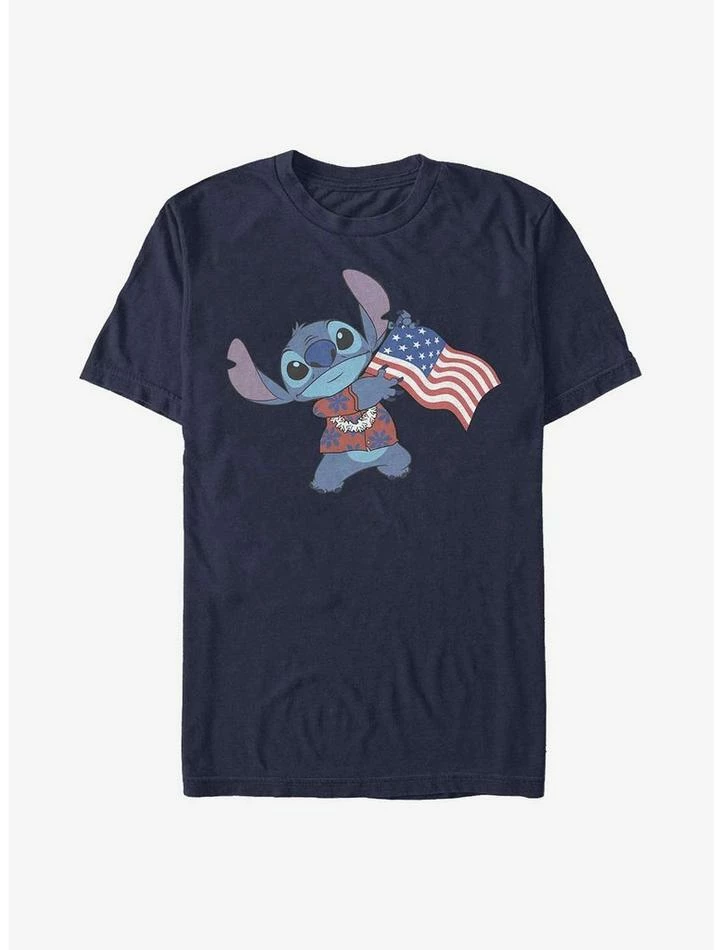 Wholesale π Disney Lilo & Stitch Tropic Stitch Flag T-Shirt π 1 Wholesale π Disney Lilo & Stitch Tropic Stitch Flag T-Shirt π