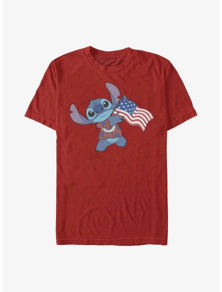 Wholesale π Disney Lilo & Stitch Tropic Stitch Flag T-Shirt π 6 Wholesale π Disney Lilo & Stitch Tropic Stitch Flag T-Shirt π - Image 6