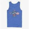 Budget 🤩 Disney Lilo & Stitch Tropic Stitch Flag Tank 😉