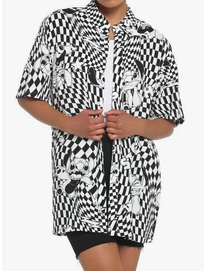 Best reviews of 🔥 Her Universe Disney Lilo & Stitch Warped Checkered Girls Woven Button-Up 🛒 1 Best reviews of 🔥 Her Universe Disney Lilo & Stitch Warped Checkered Girls Woven Button-Up 🛒