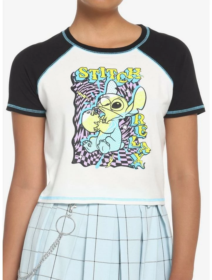 New β Her Universe Disney Lilo & Stitch Warped βοΈ Girls Raglan Baby T-Shirt π 1 New β Her Universe Disney Lilo & Stitch Warped βοΈ Girls Raglan Baby T-Shirt π