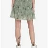 Best Sale ❤️ Her Universe Disney Tinker Bell Silhouette Poses Flounce Skirt 😀