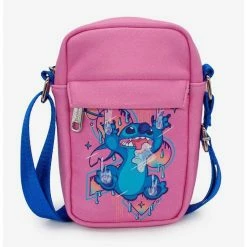 Cheap 🎁 Disney Lilo & Stitch Sliding In Space Crossbody 🛒