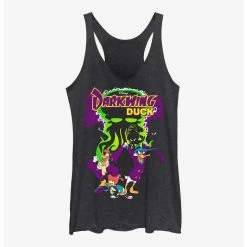 Best Sale 🧨 Disney Darkwing Duck Dangerous Raw Edge Girls Tank ⭐