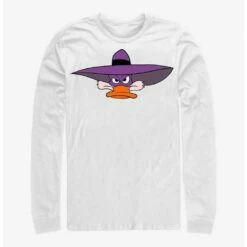 Outlet 😉 Disney Darkwing Duck Darkwing Bighead Long Sleeve T-Shirt ⭐