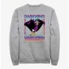 Outlet 🤩 Disney Darkwing Duck Darkwing Box Sweatshirt 🥰