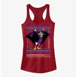 Flash Sale 🎁 Disney Darkwing Duck Darkwing Box Girls Tank ⭐