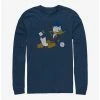 Best Pirce 😀 Disney Ducktales Dashing Donald Long Sleeve T-Shirt 👍