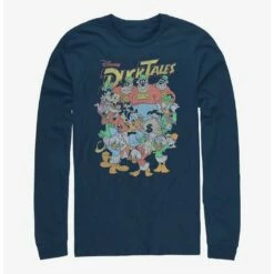 Cheap 🔔 Disney Ducktales Ducktales Crew Long Sleeve T-Shirt 🧨