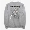 Deals 🎁 Disney Ducktales Gizomoduck Schematic Sweatshirt 😍