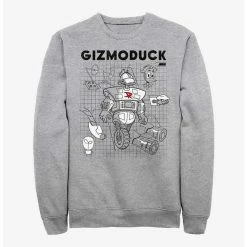 Deals 🎁 Disney Ducktales Gizomoduck Schematic Sweatshirt 😍