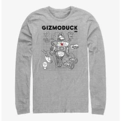 Outlet 🥰 Disney Ducktales Gizomoduck Schematic Long Sleeve T-Shirt 😀