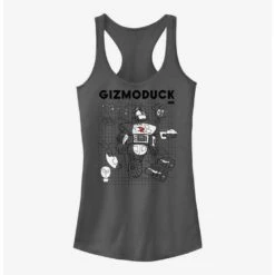 Budget 🎉 Disney Ducktales Gizomoduck Schematic 🌟 Girls Tank ⭐