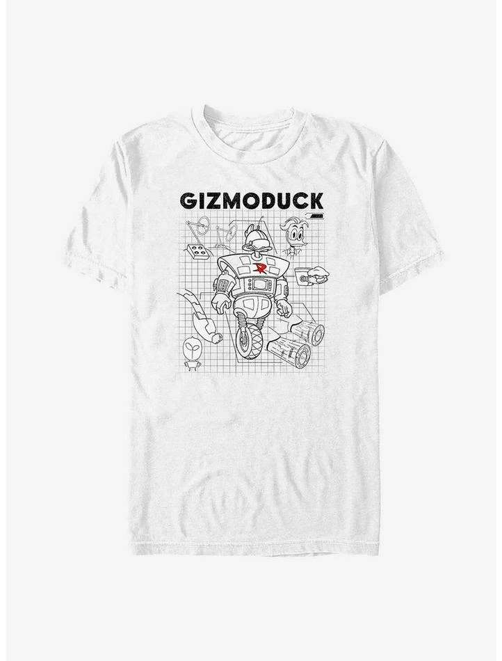 Best Sale π Disney Ducktales Gizomoduck Schematic T-Shirt β 4 Best Sale π Disney Ducktales Gizomoduck Schematic T-Shirt β - Image 4