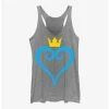 New 🤩 Disney Kingdom Hearts Heart And Crown Girls Tank 💯