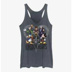 Top 10 ⌛ Disney Kingdom Hearts Heart Frame 🎉 Girls Tank ⭐