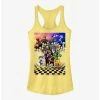 Best Pirce 🛒 Disney Kingdom Hearts Group Checkers Girls Tank 😀