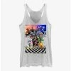 Outlet 🌟 Disney Kingdom Hearts Group Checkers Girls Tank 👏