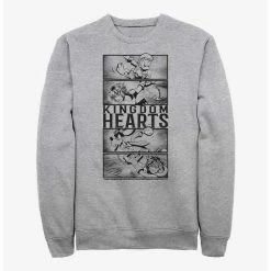 Best Pirce 🧨 Disney Kingdom Hearts Character Panels Kingdom Crew Sweatshirt 👏