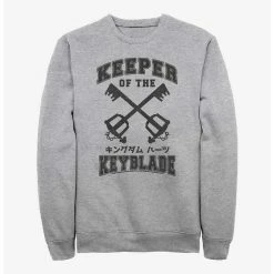 Deals 🥰 Disney Kingdom Hearts Keyblade Keeper Crew Sweatshirt 😍