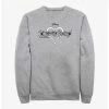 Best Pirce ⌛ Disney Kingdom Hearts Logo Crew Sweatshirt 😉