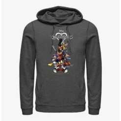 Top 10 ✨ Disney Kingdom Hearts Group With Logo Hoodie ⌛