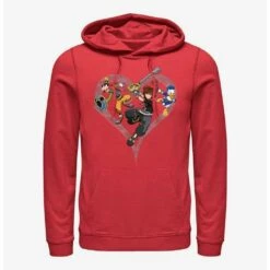 Best Sale ❤️ Disney Kingdom Hearts Sora Goofy Donald Hoodie 😀