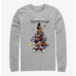 Flash Sale 🥰 Disney Kingdom Hearts Group With Logo Long-Sleeve T-Shirt 😀