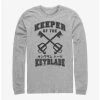Best Sale ✨ Disney Kingdom Hearts Keyblade Keeper Long-Sleeve T-Shirt 😉