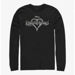 Hot Sale ⭐ Disney Kingdom Hearts Kingdom Logo Long-Sleeve T-Shirt ✔️