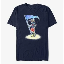 Cheapest π Disney Kingdom Hearts Sora With Flag T-Shirt π