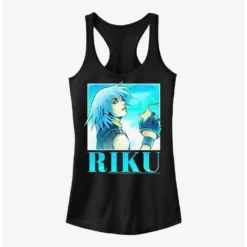 Budget 🧨 Disney Kingdom Hearts Riku Heart Throb Girls Tank ✔️