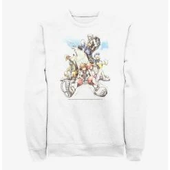 Cheap ❤️ Disney Kingdom Hearts Group In The Clouds Crew Sweatshirt ⭐