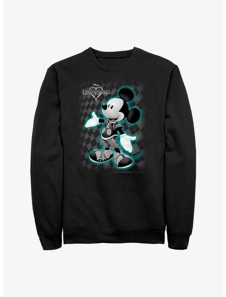 Coupon ⌛ Disney Kingdom Hearts Mickey Pose Crew Sweatshirt ❤️ 1 Coupon ⌛ Disney Kingdom Hearts Mickey Pose Crew Sweatshirt ❤️