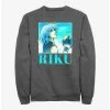 Discount ⭐ Disney Kingdom Hearts Riku Heart Throb Crew Sweatshirt ✔️
