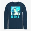 Hot Sale ✨ Disney Kingdom Hearts Riku Heart Throb Long-Sleeve T-Shirt 👏