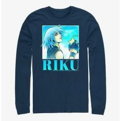 Hot Sale ✨ Disney Kingdom Hearts Riku Heart Throb Long-Sleeve T-Shirt 👏