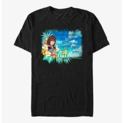 Discount 🤩 Disney Kingdom Hearts Kairi Floral T-Shirt 👏 -Dressup Outfits Shop 17336390 hi