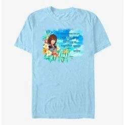 Discount 🤩 Disney Kingdom Hearts Kairi Floral T-Shirt 👏 -Dressup Outfits Shop 17336400 hi 1